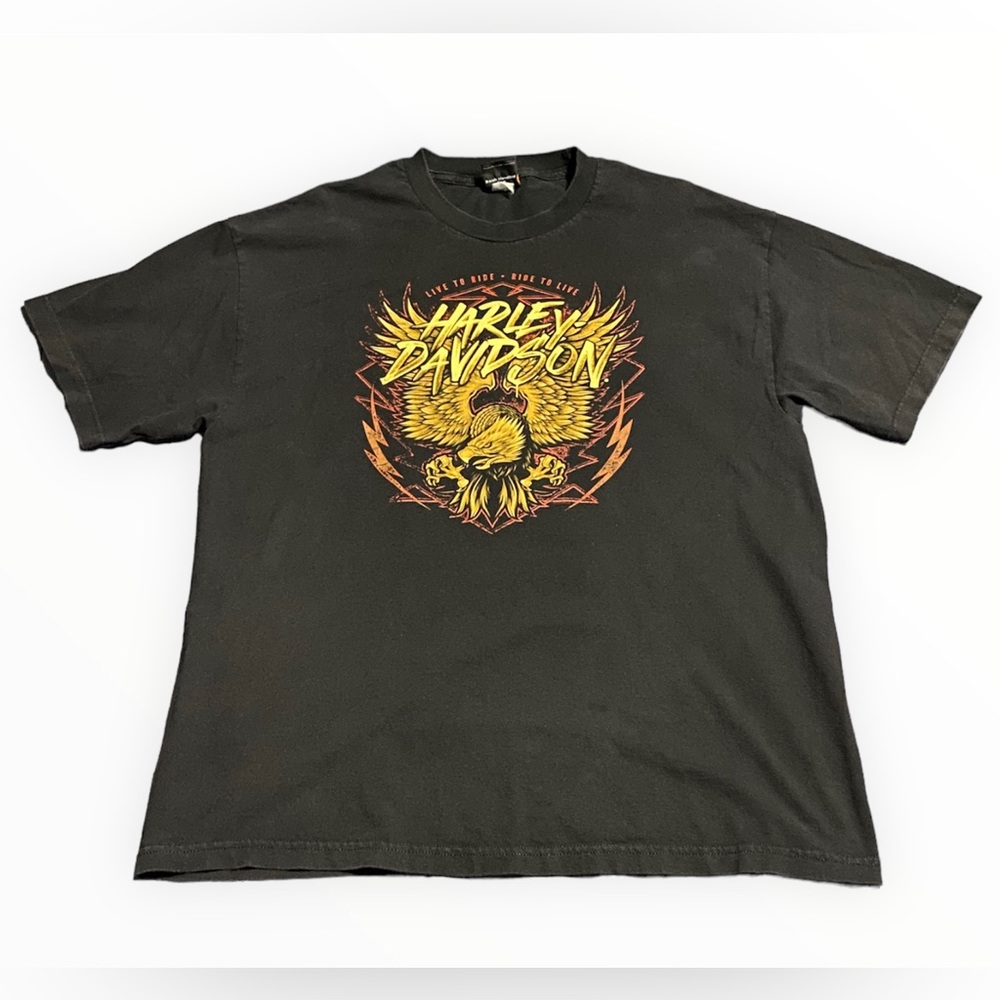 Harley Davidson Black Eagle Louisville Kentucky T Shirt 🦅🔥